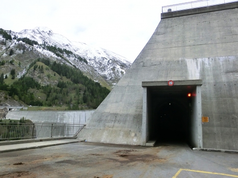 Luzzone Dam Tunnel southern portal