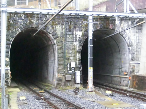 Lopper Tunnel 2 (on the left) and Lopper Tunnel 1 northern portals