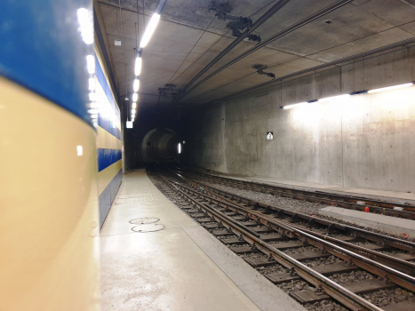 Locarno (FART) Station and Locarno Tunnel eastern portal
