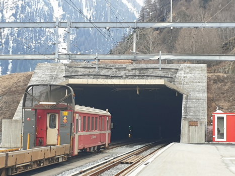 Vereina Tunnel Sagliains side portal
