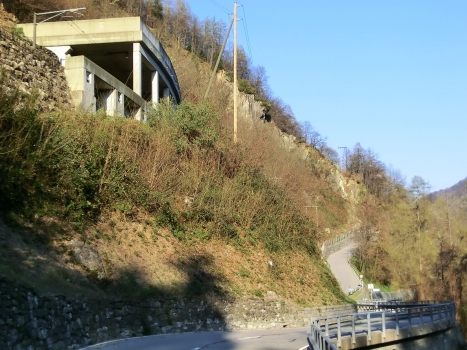 Frana di Corcapolo Tunnel western portal