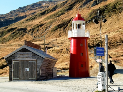 Rheinquelle Lighthouse at Oberalpass