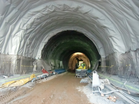 Bevera Tunnel under construction