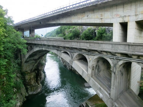 Sedrina Viaduct (above) and SP24 Brembo Bridge