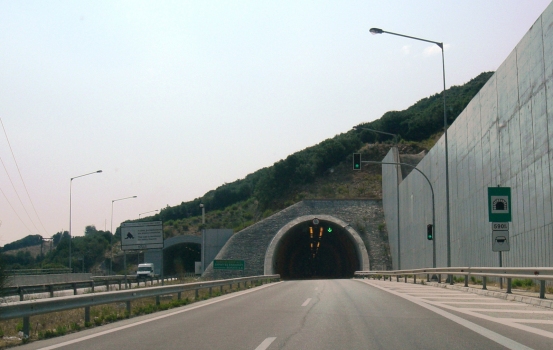 Vasiliko Tunnel western portals