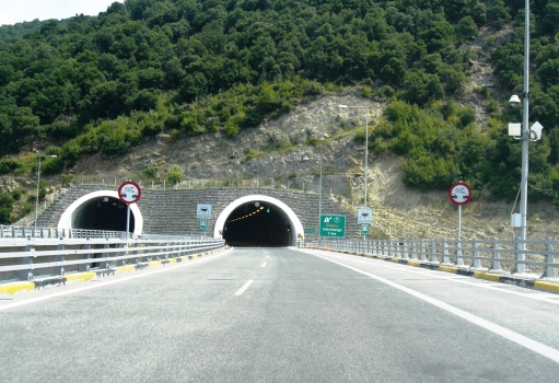 Dio Korifes Tunnel western portals