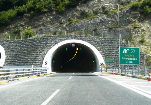 Dio Korifes Tunnel western portal