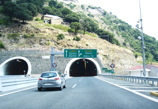 Krimnos tunnel western portal