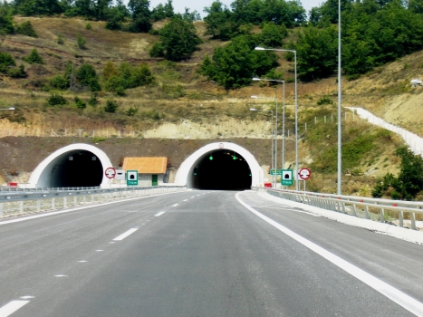 Agnantero Tunnel southern portals