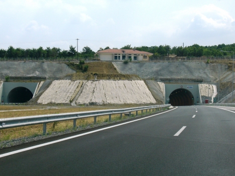Venetikos Tunnel northern portals