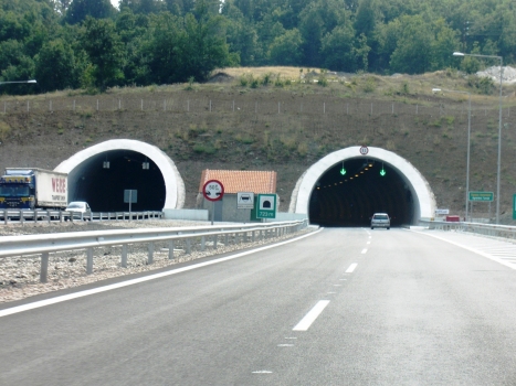 Agnantero Tunnel northern portals
