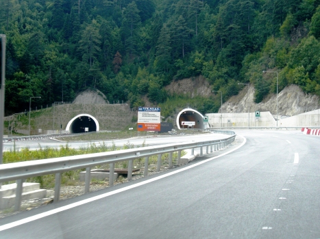 Metsovo Tunnel eastern portals