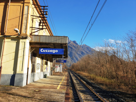 Cuzzago Station on Novara-Domodossola Line