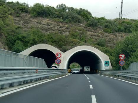 Bastia 1 Tunnel western portals