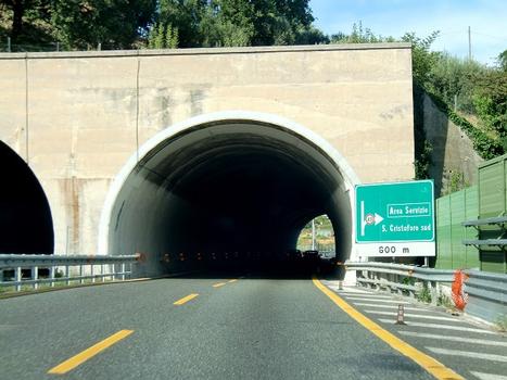 Bricco Tunnel western portals