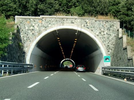 Castello 2 Tunnel western portal, followed by Castello 1 tunnel
