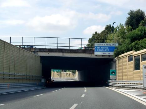 Migliarini Artificial Tunnel eastern portal