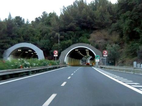 Sant'Agata Tunnel, eastern portals