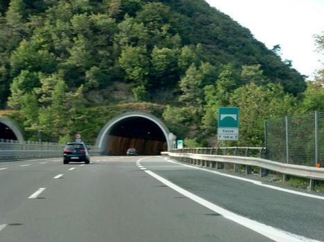 Zucca Viaduct and Poggi Tunnel southern portals