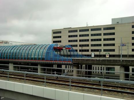 Amsterdam Sloterdijk railways Station from metro station platform