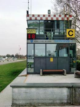 Milano-Bresso Airport "G.Clerici", air traffic control tower