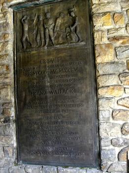 Grossglockner High Alpine Road, commemorative plaque of the works