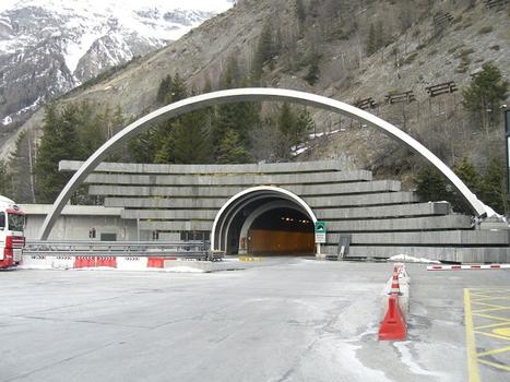 Monte Bianco tunnel, italian side