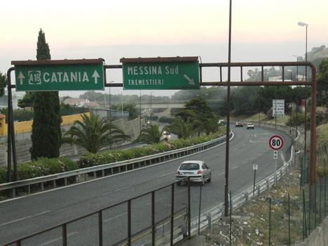 A 18 Motorway near Messina