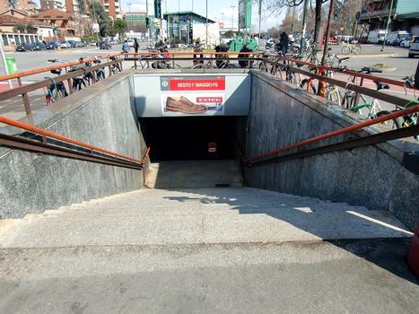 Sesto 1° Maggio FS Metro Station - access