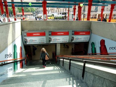 Cadorna FN Metro Station, access