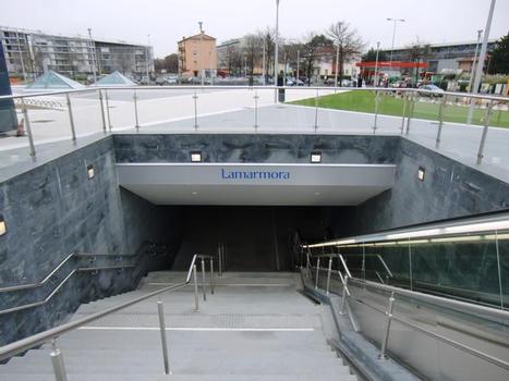Lamarmora Metro Station, access