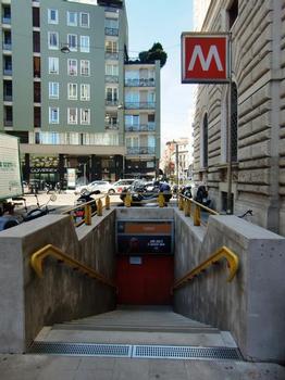 Turati Metro Station, access