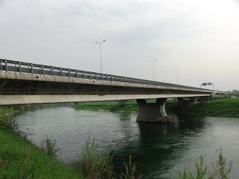 Lodi Tangenziale sud Adda Bridge