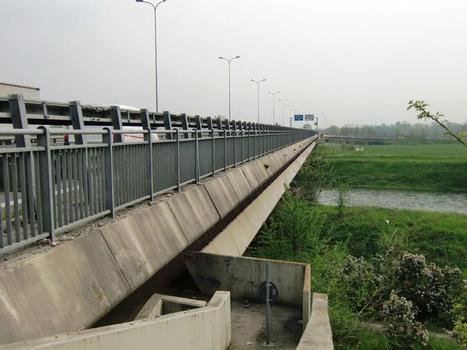 Lodi Tangenziale sud Adda Bridge