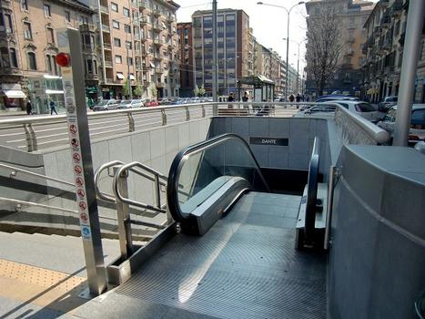 Dante Metro Station, access