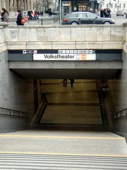Volkstheater Metro Station, access