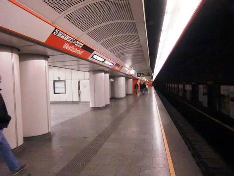 Westbahnhof Metro Station, line U3 platform