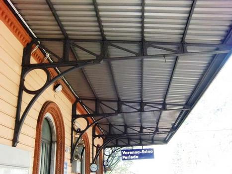 Varenna-Esino-Perledo Station, pensiline: detail