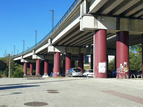 Eisenbahnviadukt Pontepedriña