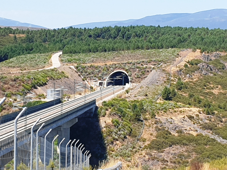 Puebla Este Viaduct and Otero Tunnel western portal