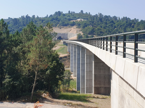 Rio Barbaña Viaduct and Rante Tunnel northern portal