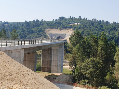 Rio Barbaña Viaduct and Rante Tunnel northern portal