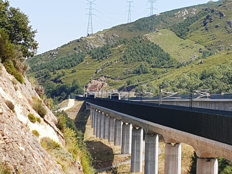 Los Pedregales Viaduct amd Requejo Tunnel western portals