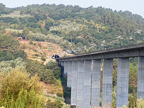 Rio do Porto Viaduct and Burata Tunnel eastern portal