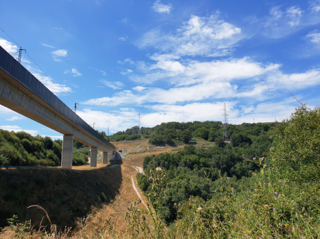 Rio Pedro Viaduct and Hedroso 1 Tunnel western portal