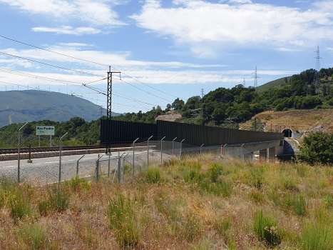 Rio Pedro Viaduct and Hedroso 1 Tunnel western portal