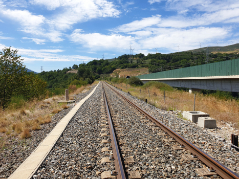 Rio Pedro Viaduct and Hedroso 1 Tunnel western portal