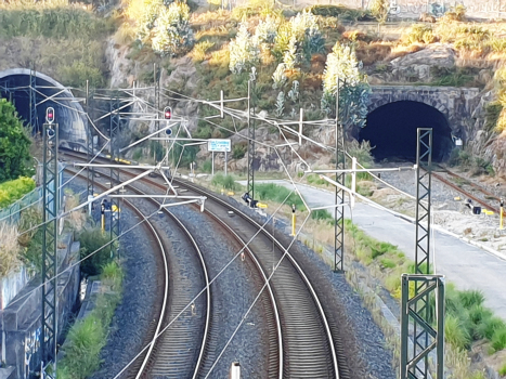 San Cristobal AV Tunnel (on the left) and San Cristobal Tunnel southern portals