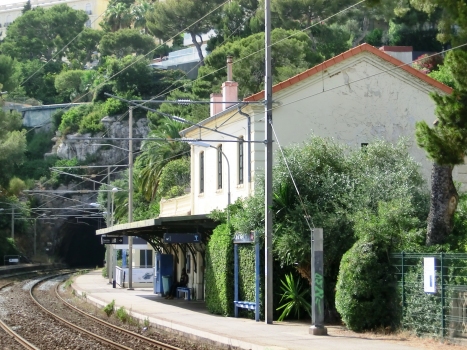 Cap-d'Ail Station and Mala Tunnel southern portal