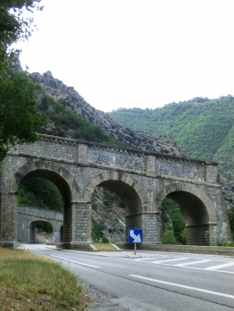 Ponts des Eléphants, Cornillons I tunnel southern portal